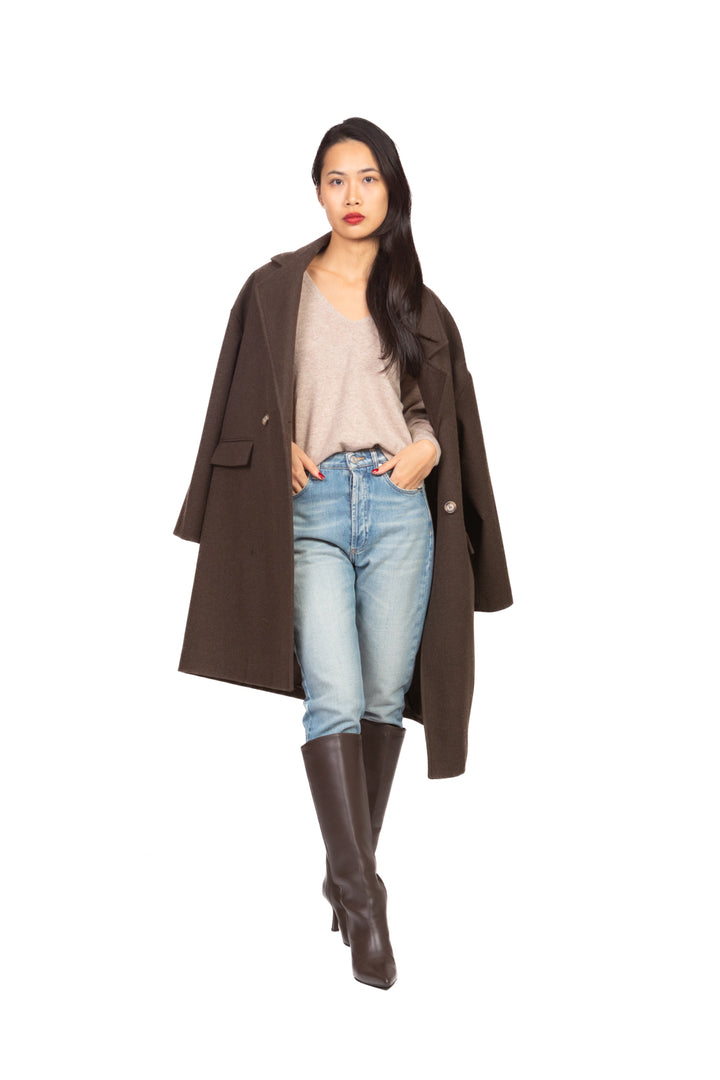 Tensione in - Maglia scollo V bottoni posteriori Art. WL544AI25