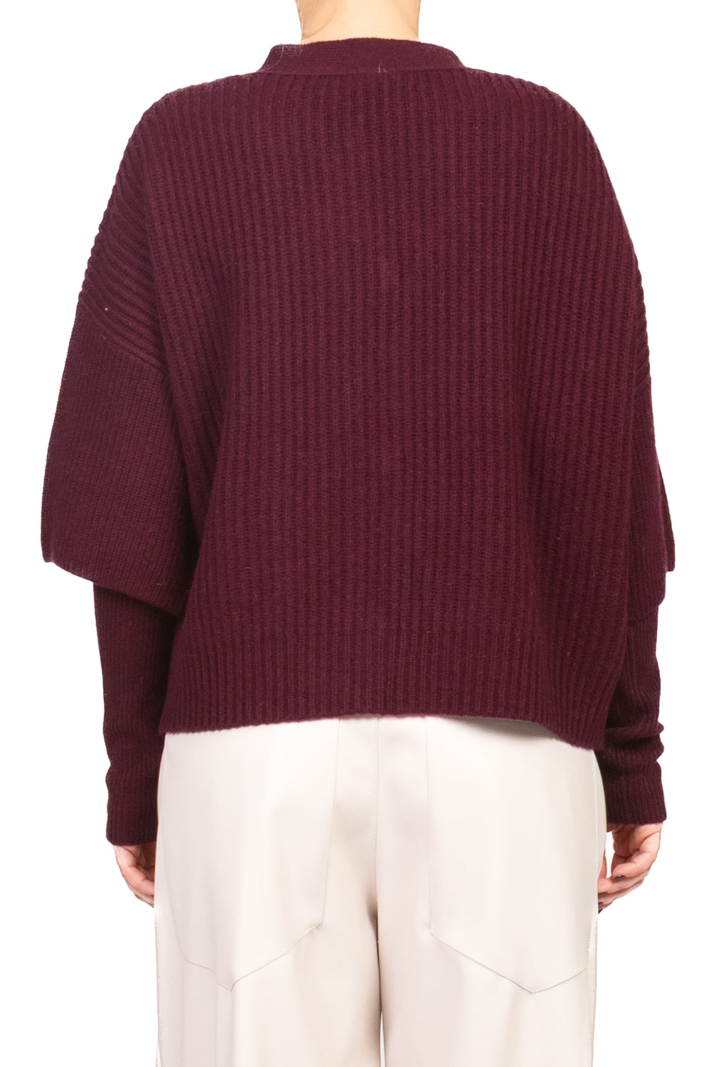 Tensione In - Cardigan a coste con manicotti Art. WL771AI25