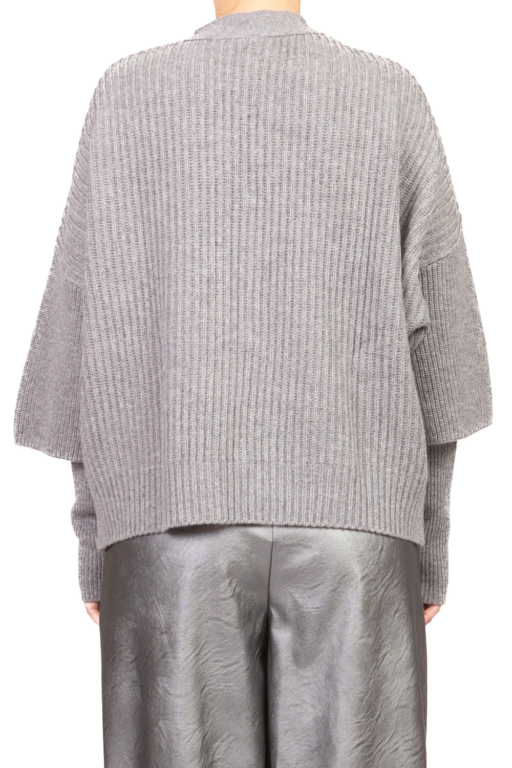 Tensione In - Cardigan a coste con manicotti Art. WL771AI25