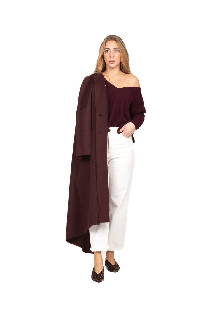 Tensione in - Maglia scollo V bottoni posteriori Art. WL544AI25