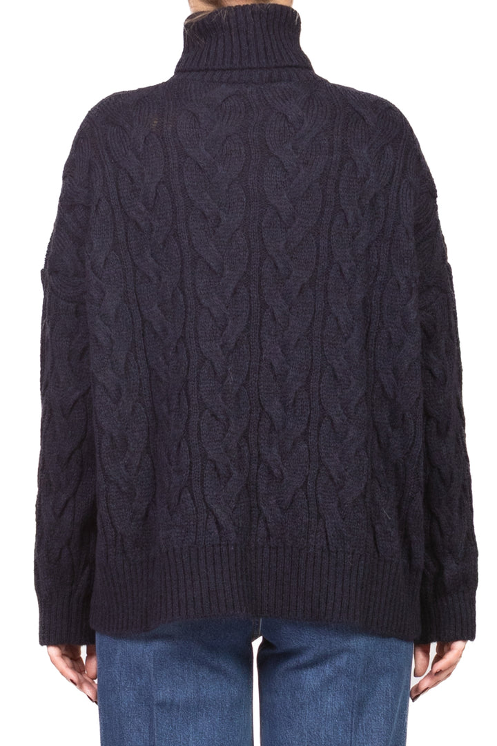 Tensione In - Maglia collo alto con trecce Art. W5HMJ57A461