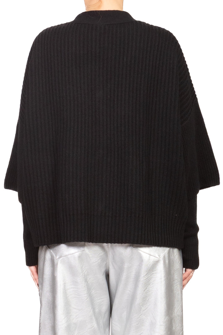 Tensione In - Cardigan a coste con manicotti Art. WL771AI25