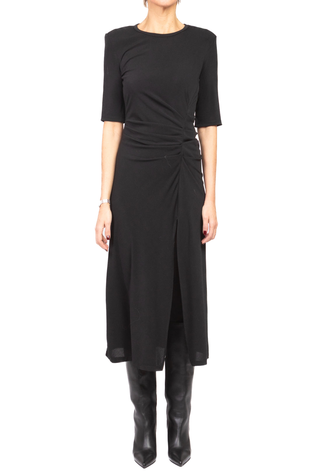 Vicolo - Abito manica corta arricciato Art. UF0136