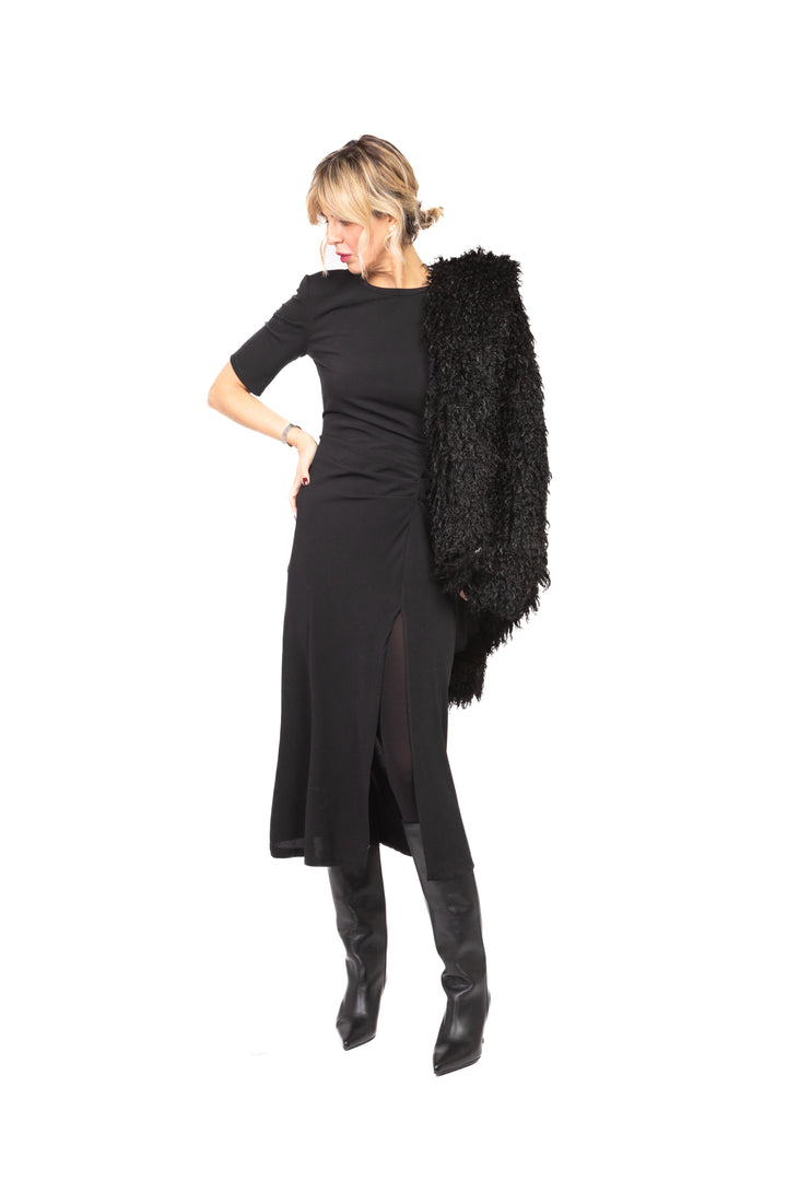 Vicolo - Abito manica corta arricciato Art. UF0136