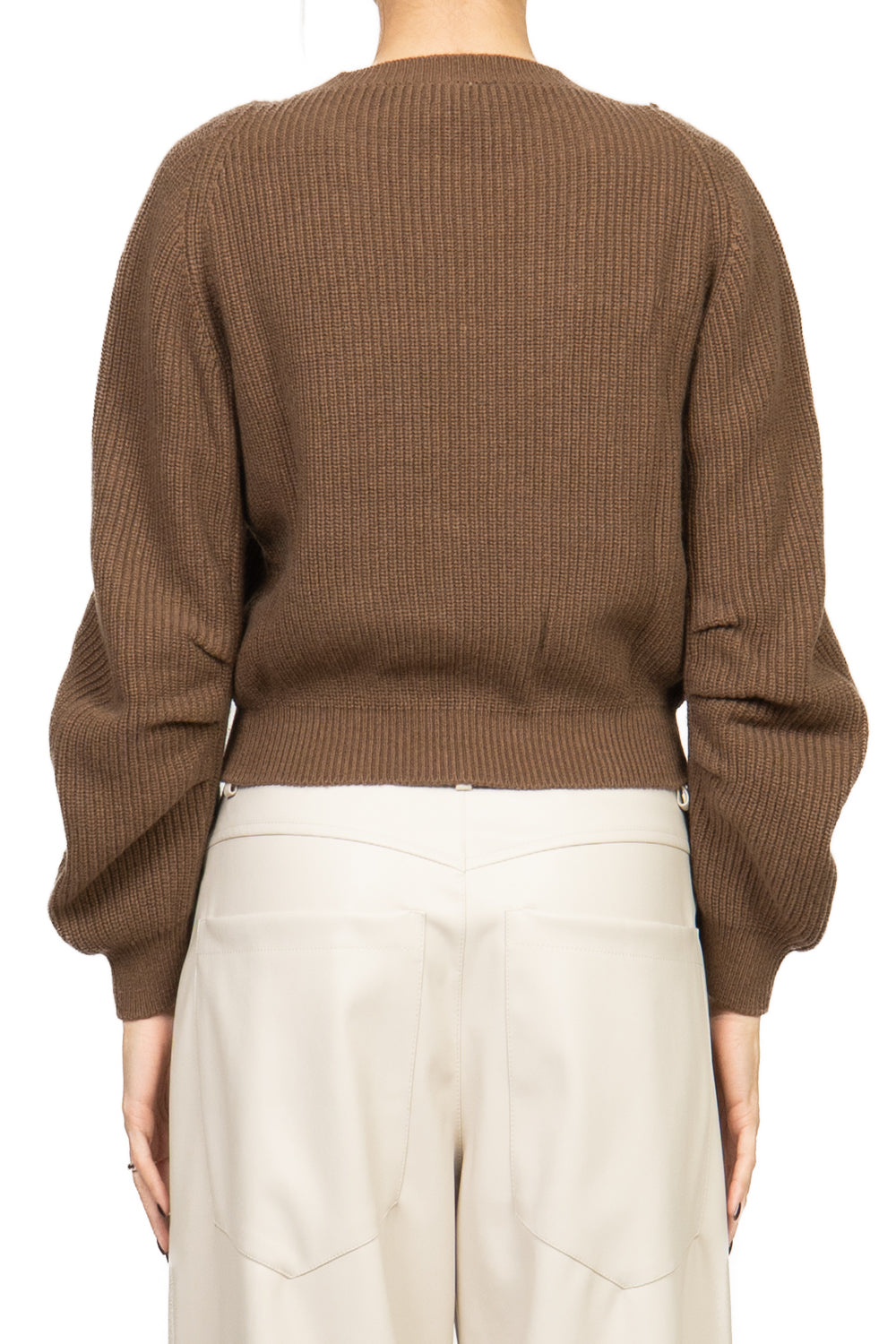 Vicolo - Maglia coste manica arricciata Art. 77146F