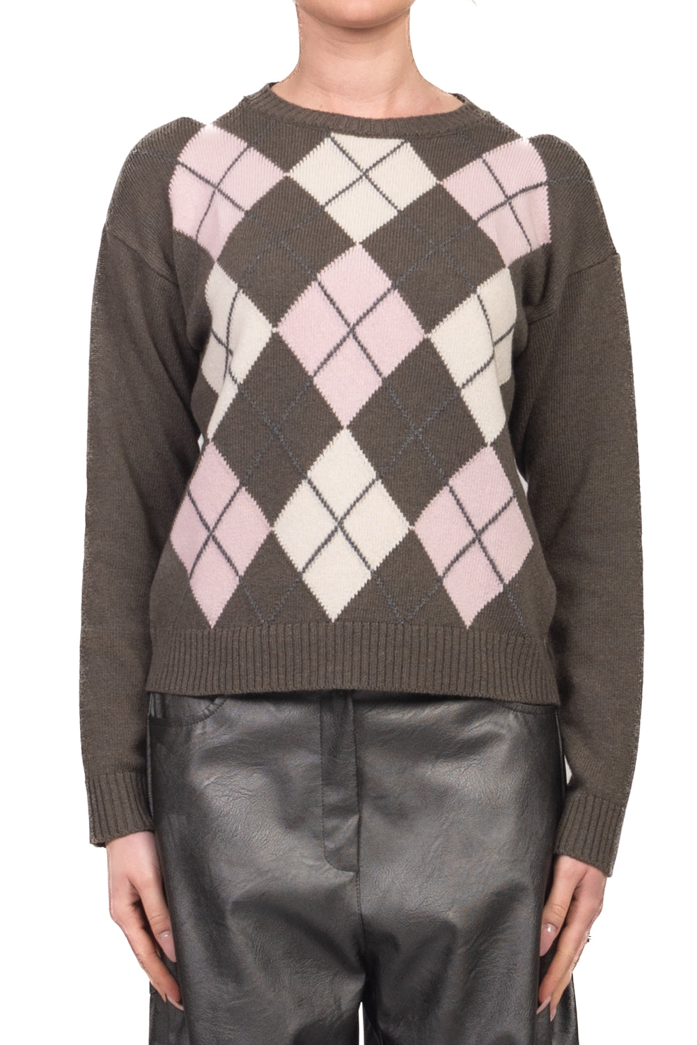 Tensione In - Maglia girocollo rombi Art. W5HMJ07A359