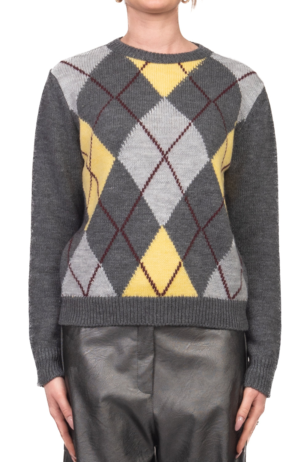 Tensione In - Maglia girocollo rombi Art. W5HMJ11A400RB