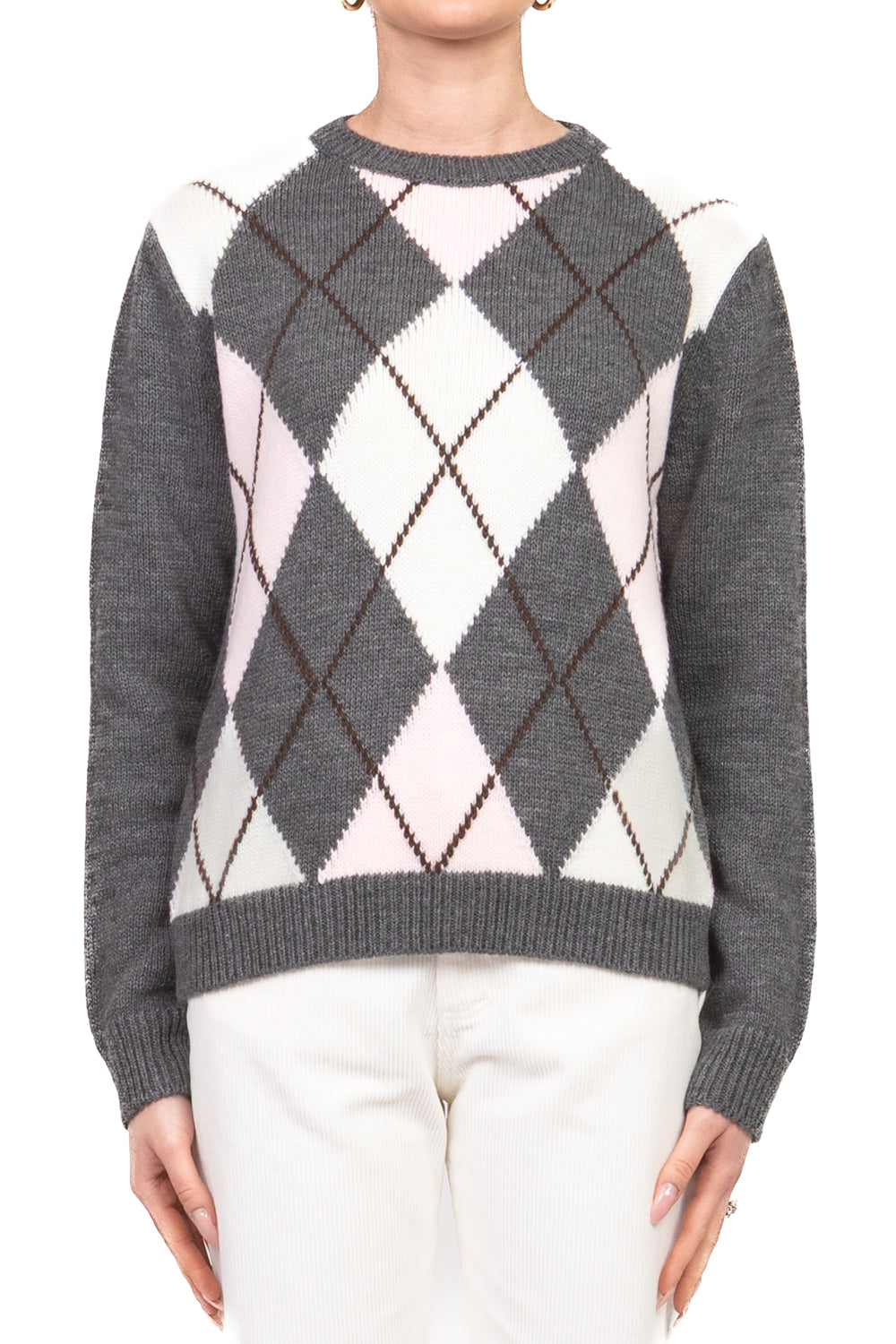 Tensione In - Maglia girocollo rombi Art. W5HMJ11A400RB