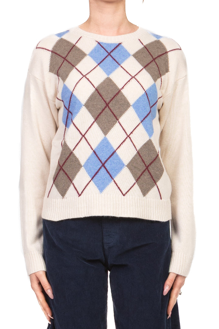 Tensione In - Maglia girocollo rombi Art. W5HMJ07A359