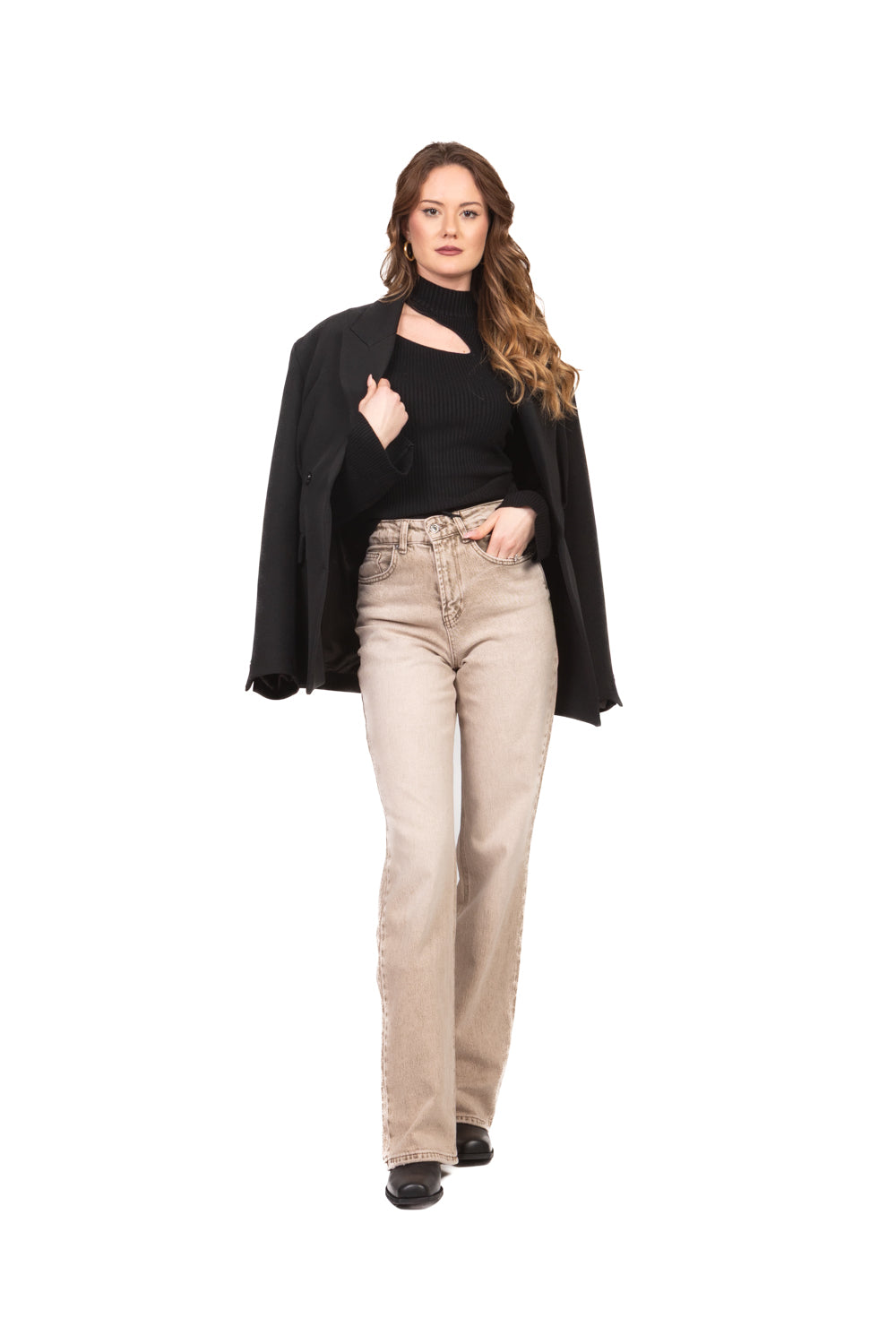 Vicolo - Maglia coste cut out Art. 22134F