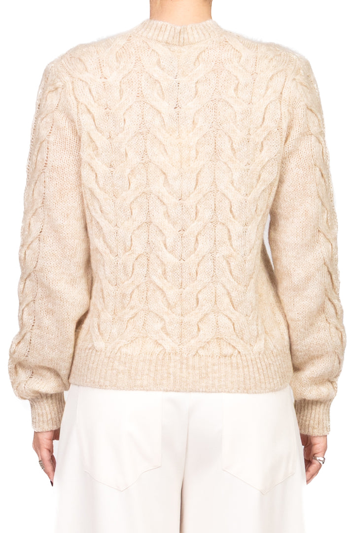 Tensione In - Maglia girocollo trecce Art. W5HMJ64A401