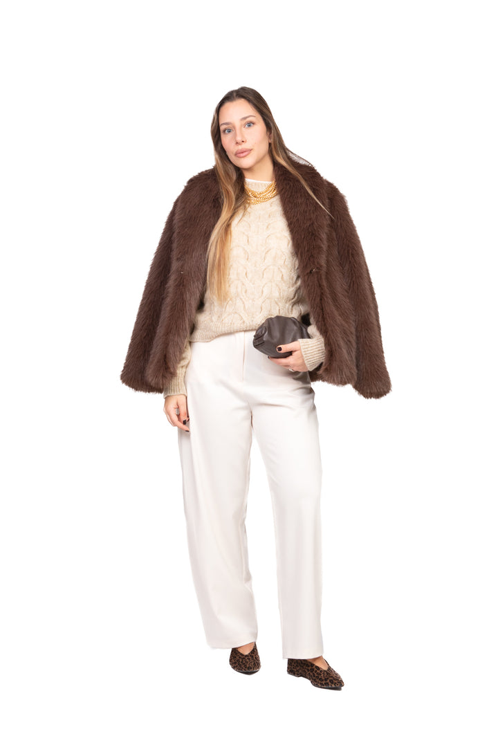 Tensione In - Giacca ecopelliccia Art. 225230-1