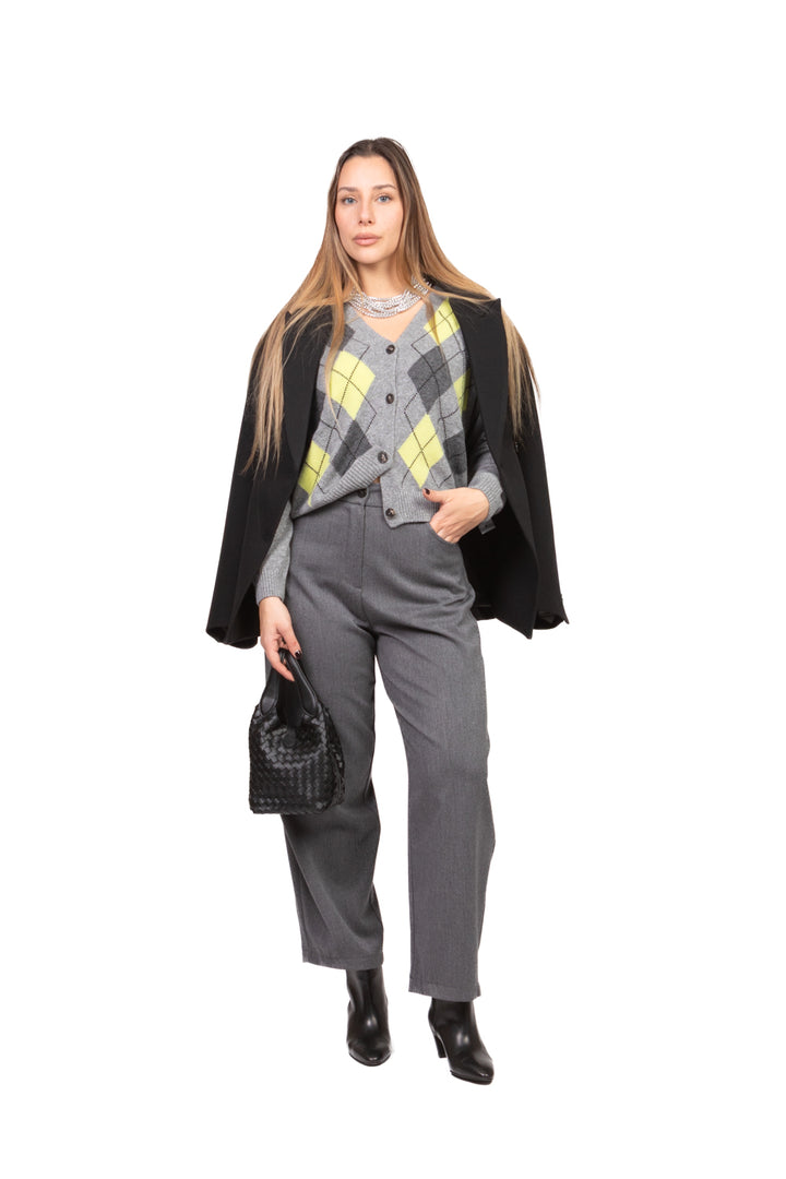 Tensione In - Cardigan rombi scollo V Art. D82038