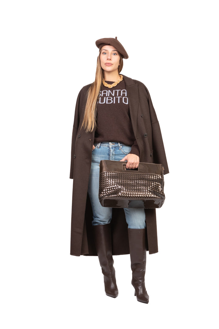 Tensione In - Maglia girocollo SANTA SUBITO Art. D82141