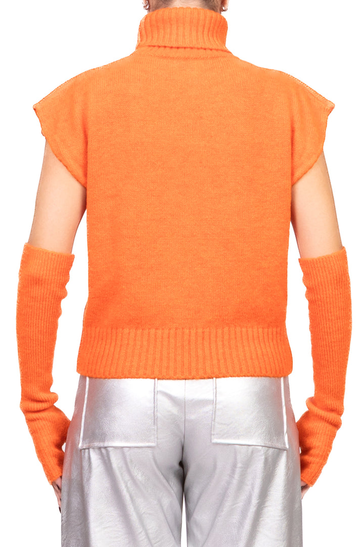 Tensione In - Gilet collo alto con manicotti Art. W5HMT32A373