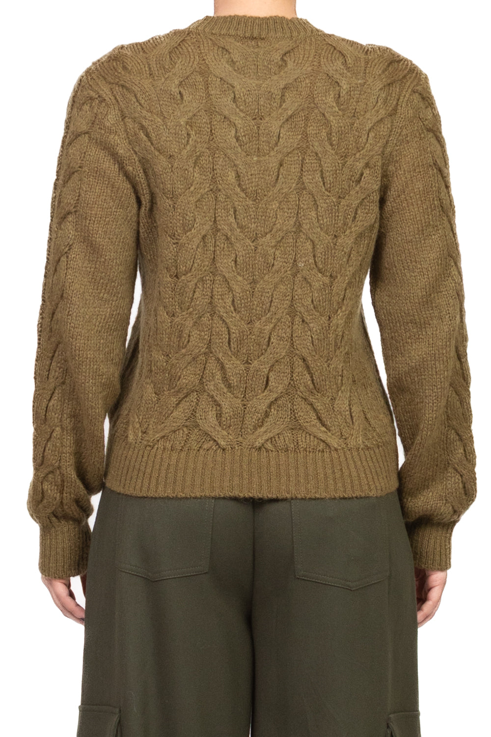 Tensione In - Maglia girocollo trecce Art. W5HMJ64A401