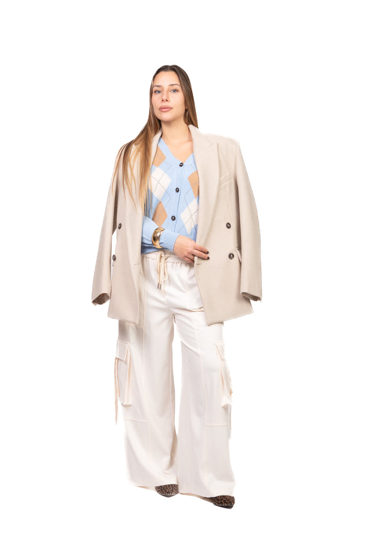 Tensione In - Cardigan rombi scollo V Art. D82038