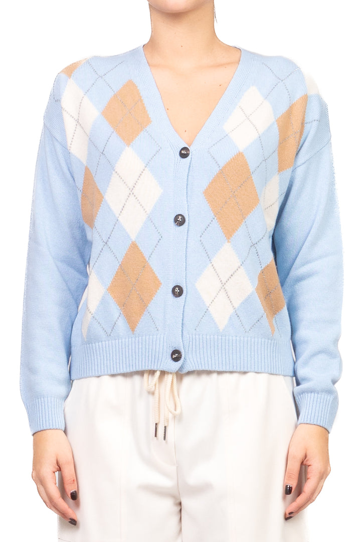Tensione In - Cardigan rombi scollo V Art. D82038