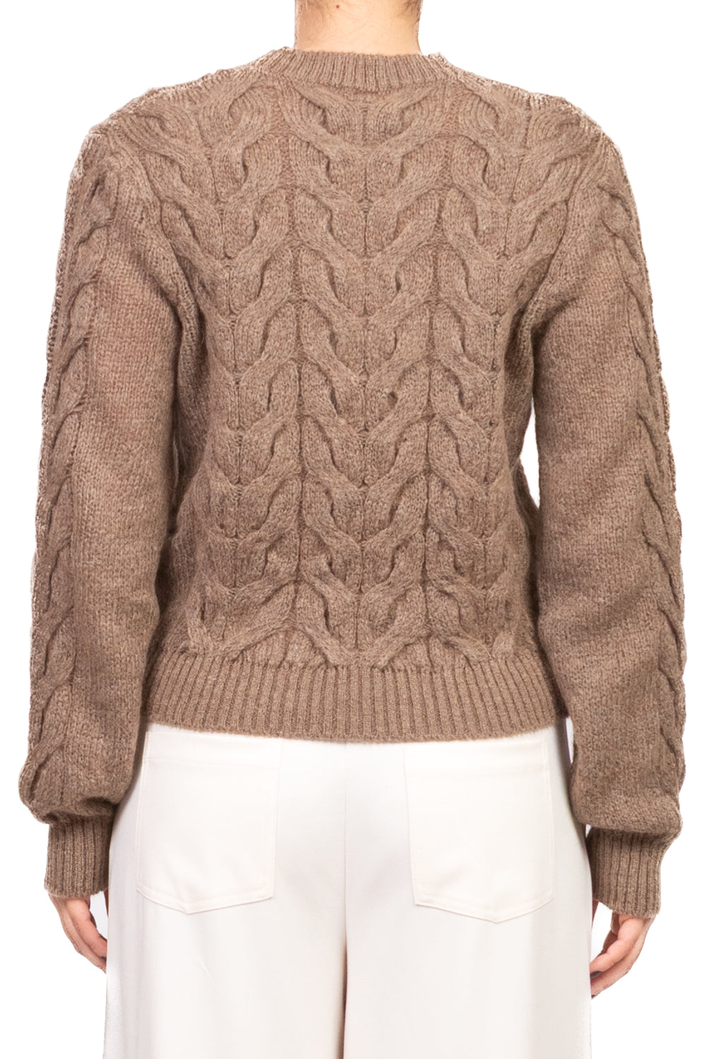 Tensione In - Maglia girocollo trecce Art. W5HMJ64A401