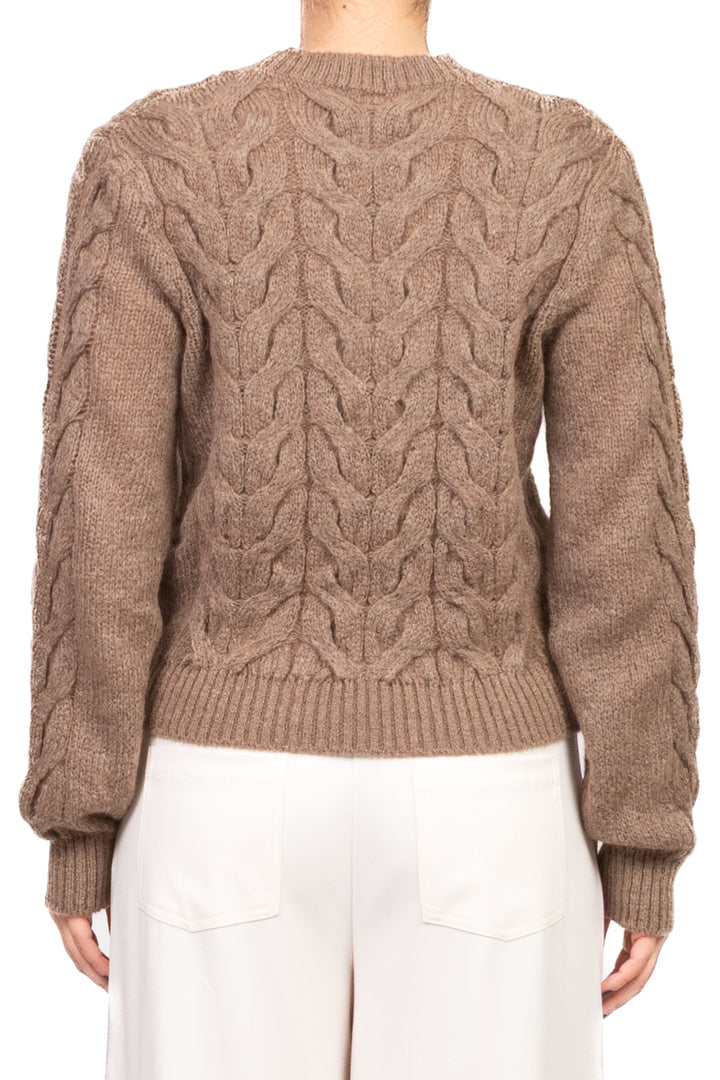 Tensione In - Maglia girocollo trecce Art. W5HMJ64A401