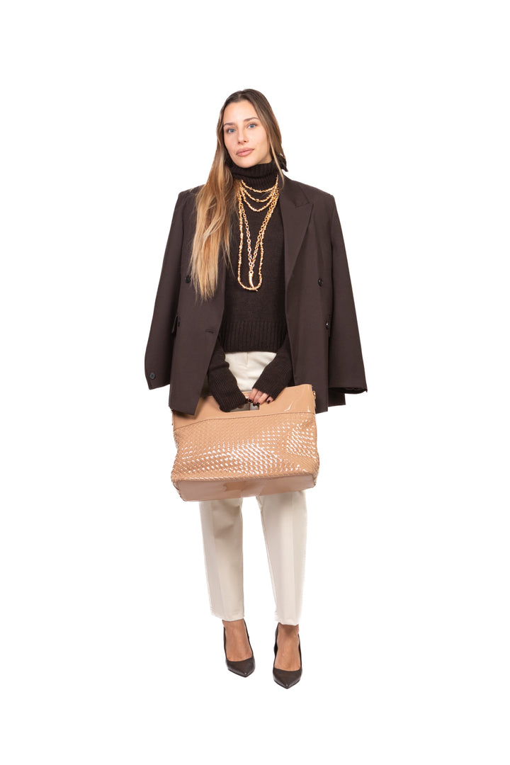 Tensione In - Gilet collo alto con manicotti Art. W5HMT32A373