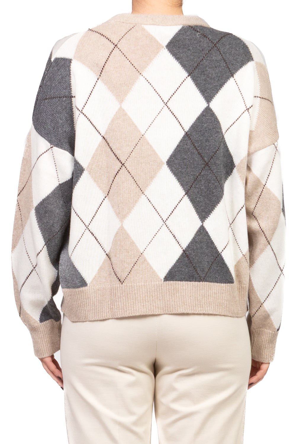 Tensione In - Maglia girocollo rombi Art. D82101