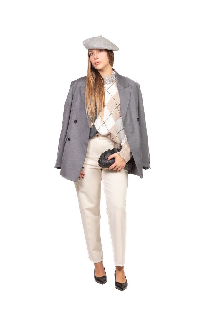 Tensione In - Maglia girocollo rombi Art. D82101