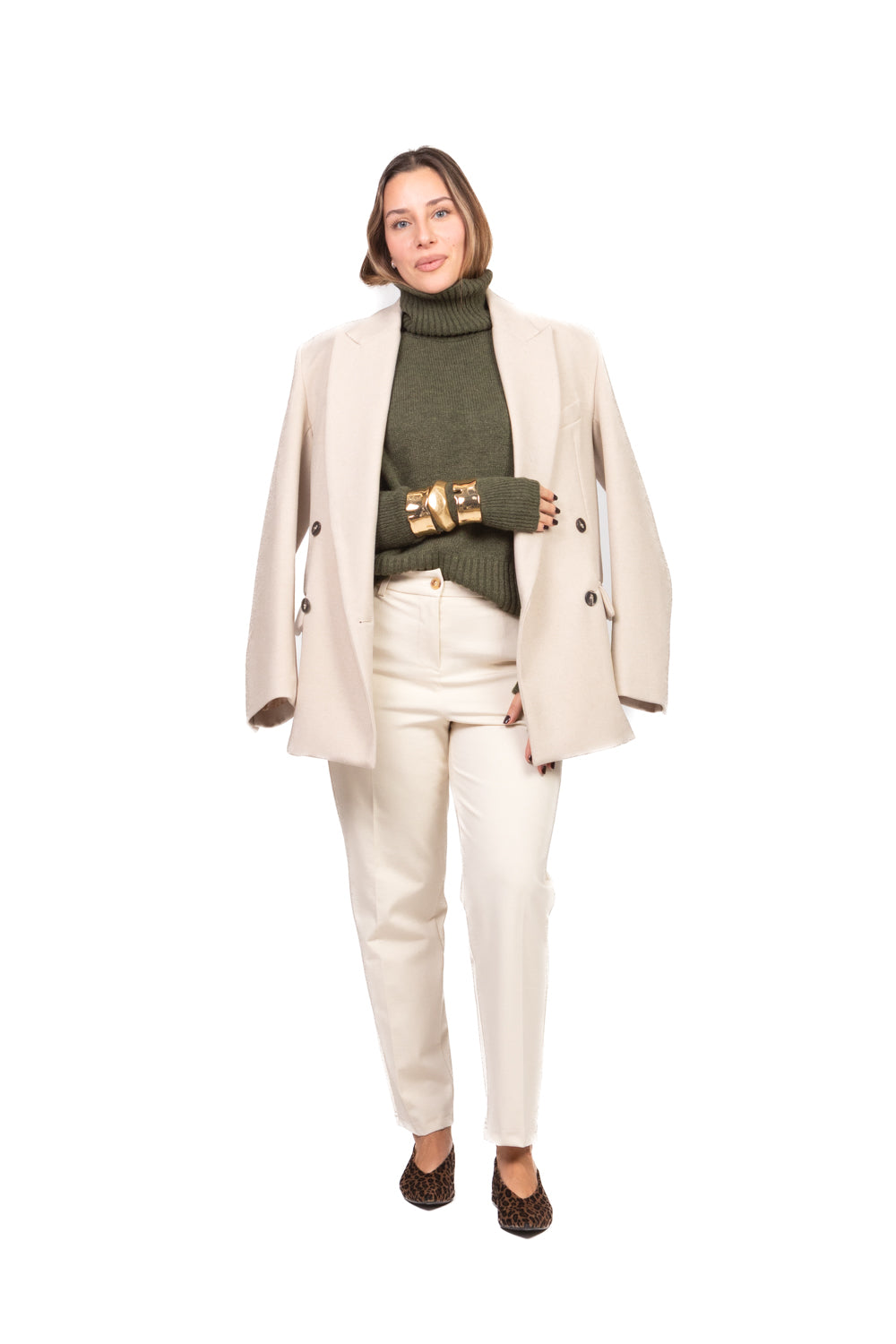 Tensione In - Gilet collo alto con manicotti Art. W5HMT32A373