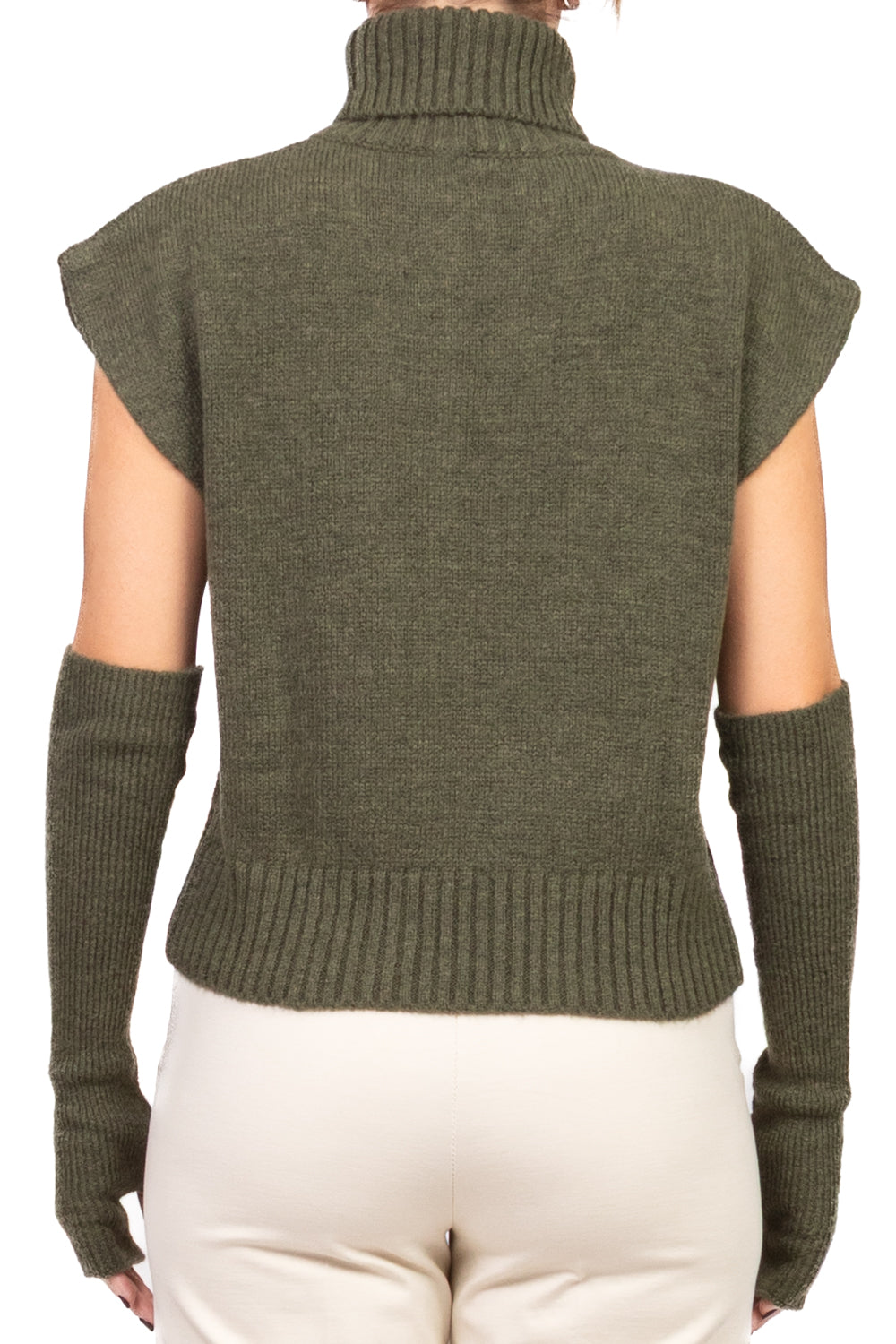 Tensione In - Gilet collo alto con manicotti Art. W5HMT32A373