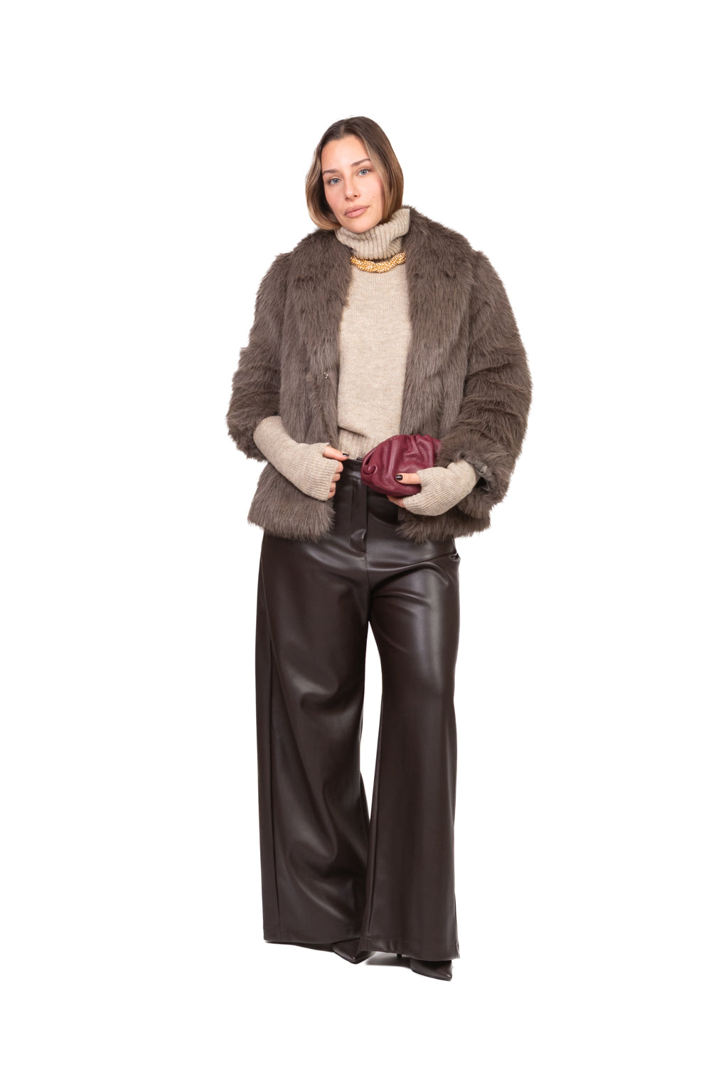 Tensione In - Gilet collo alto con manicotti Art. W5HMT32A373