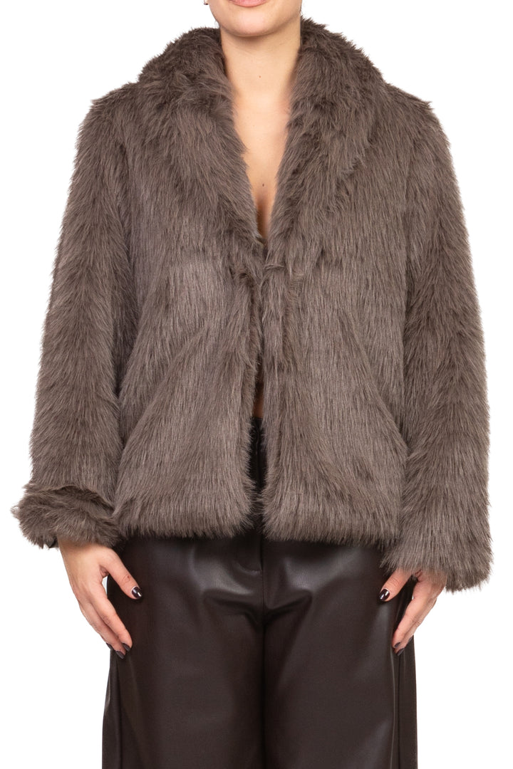 Tensione In - Giacca ecopelliccia Art. 225230-1