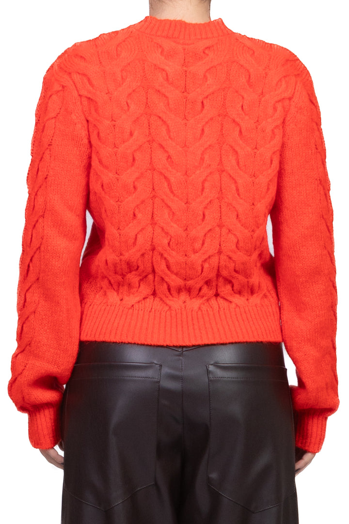 Tensione In - Maglia girocollo trecce Art. W5HMJ64A401