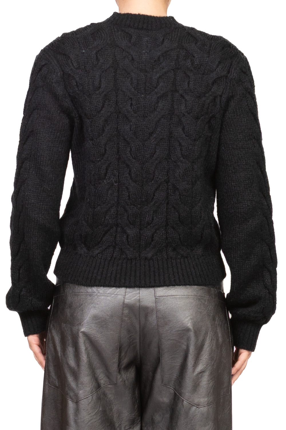 Tensione In - Maglia girocollo trecce Art. W5HMJ64A401