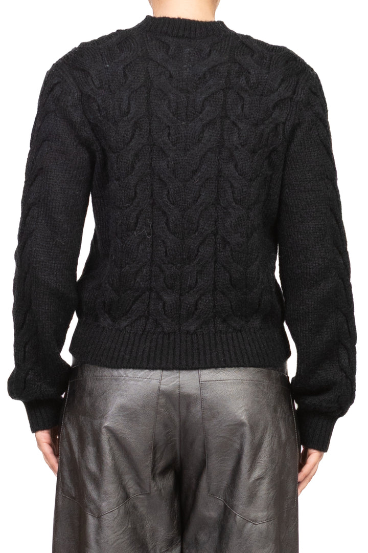 Tensione In - Maglia girocollo trecce Art. W5HMJ64A401