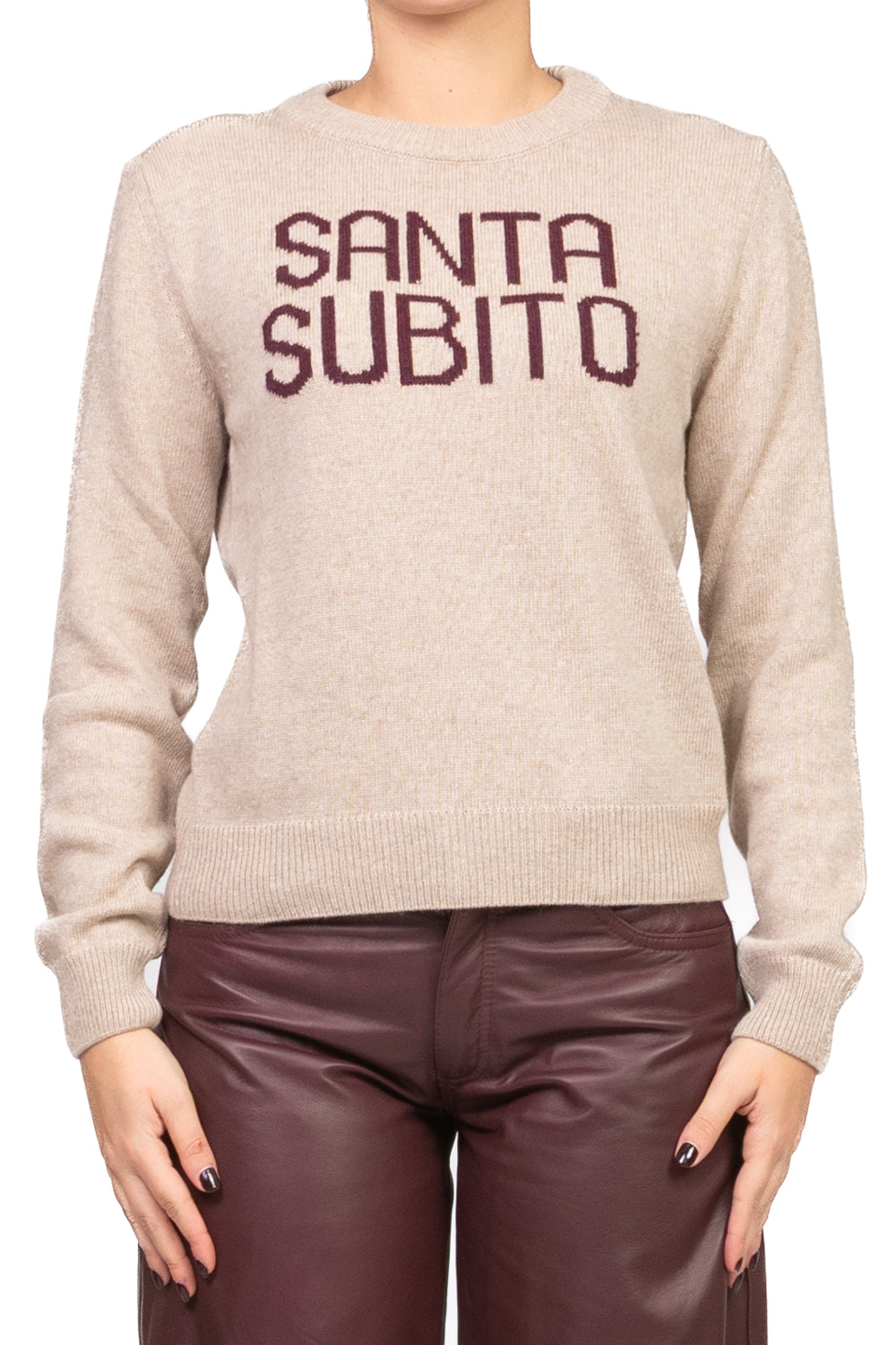 Tensione In - Maglia girocollo SANTA SUBITO Art. D82141