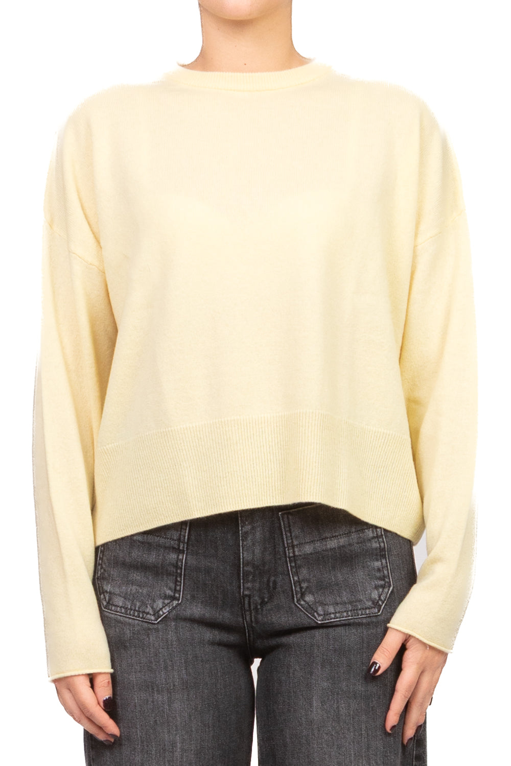 Vicolo - Maglia scatoletta girocollo Art. 22225F