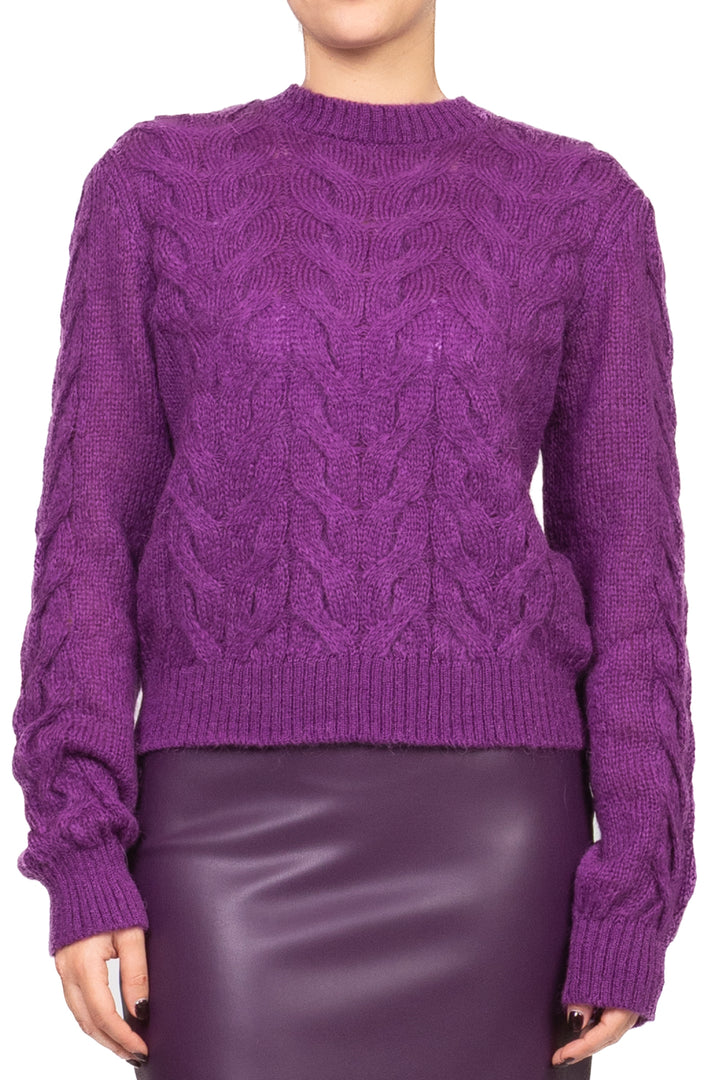 Tensione In - Maglia girocollo trecce Art. W5HMJ64A401