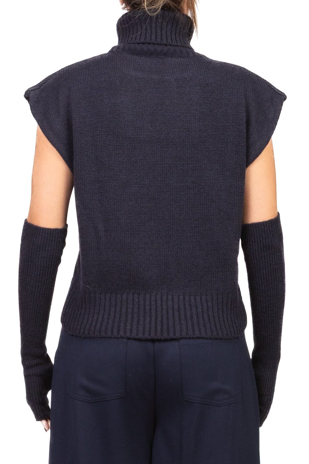 Tensione In - Gilet collo alto con manicotti Art. W5HMT32A373