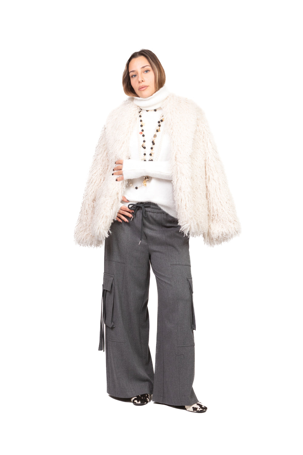 Tensione In - Pantalone cargo con coulisse Art. 26P1748