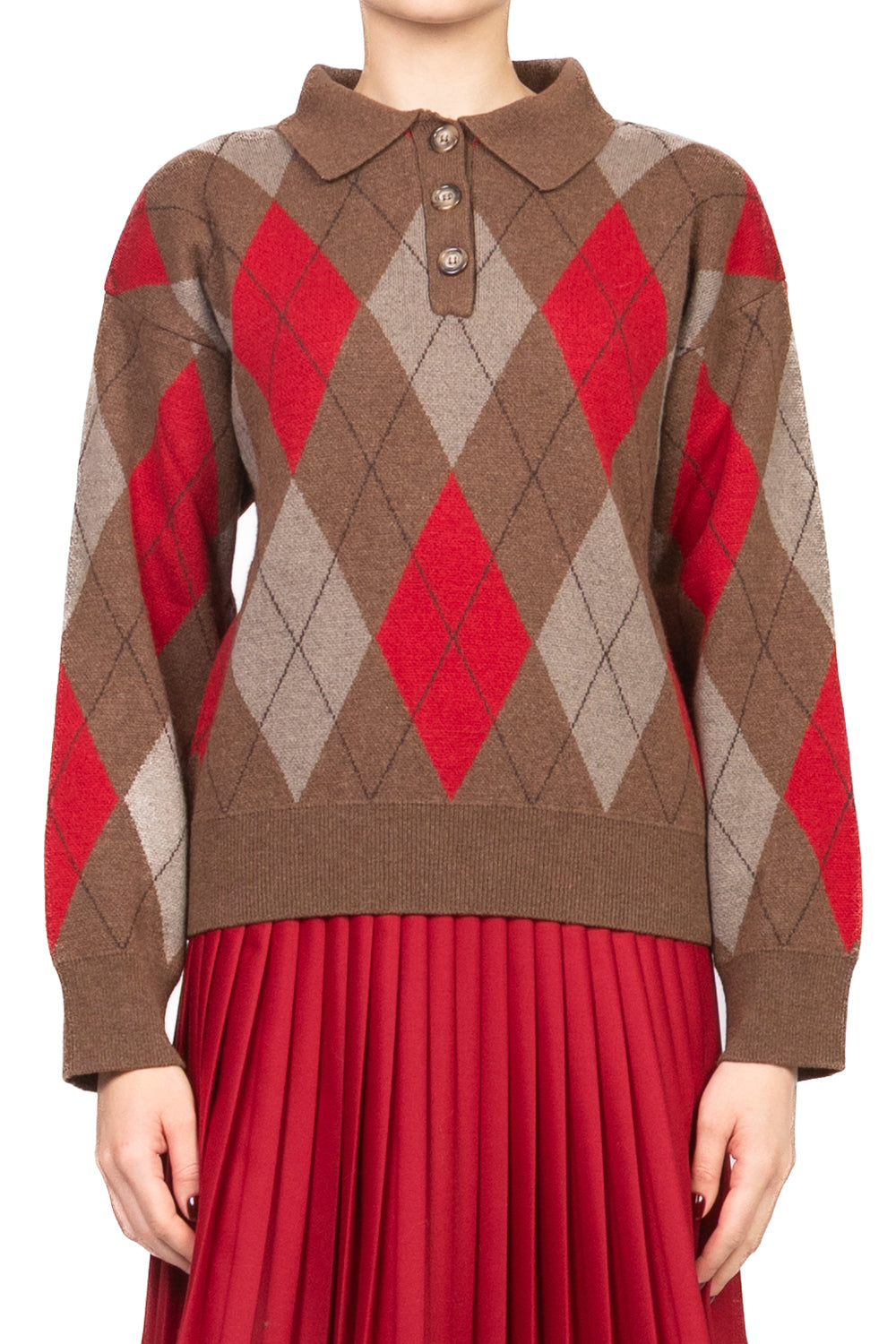 Vicolo -  Maglia Polo rombi Art. 22236F