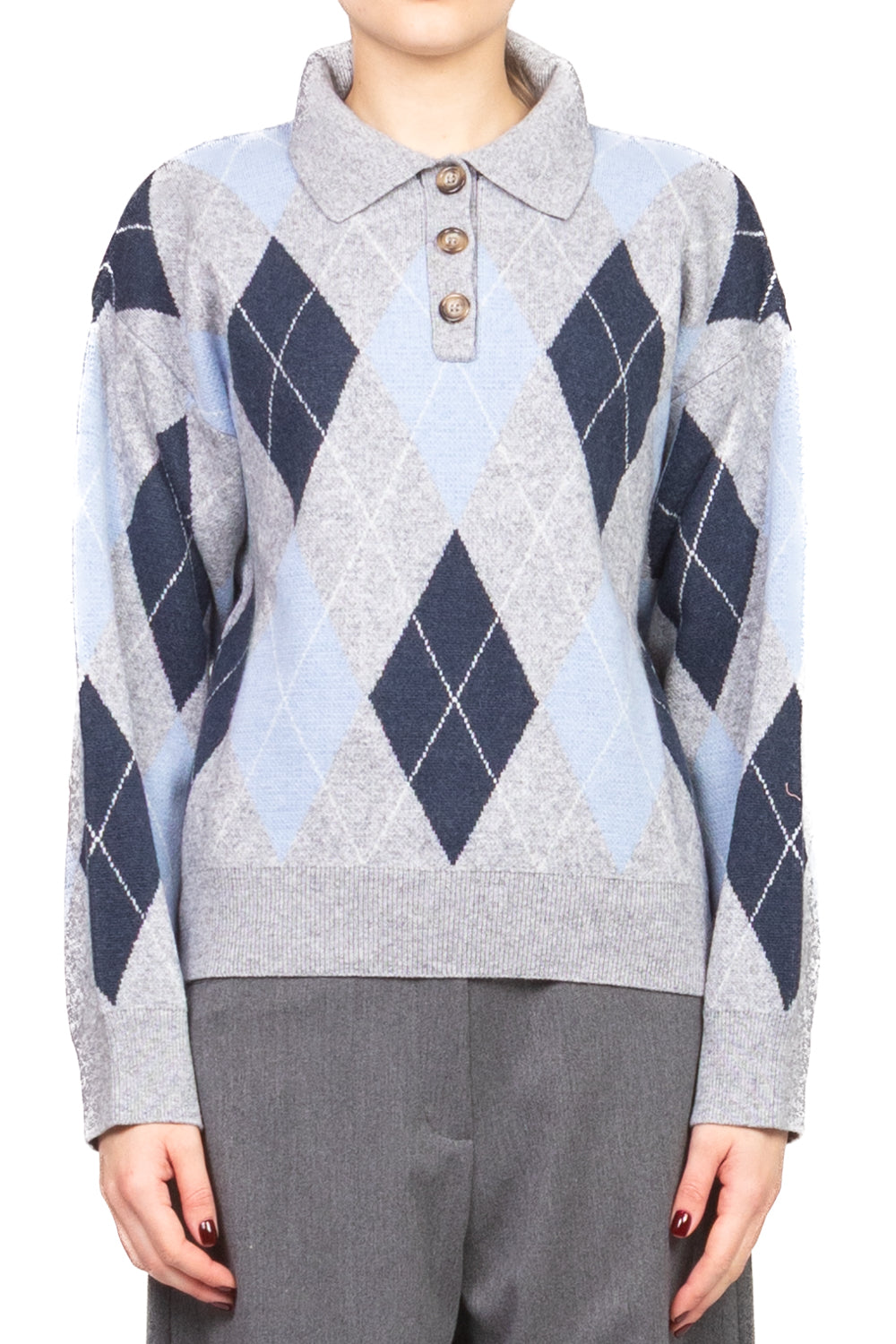 Vicolo -  Maglia Polo rombi Art. 22236F