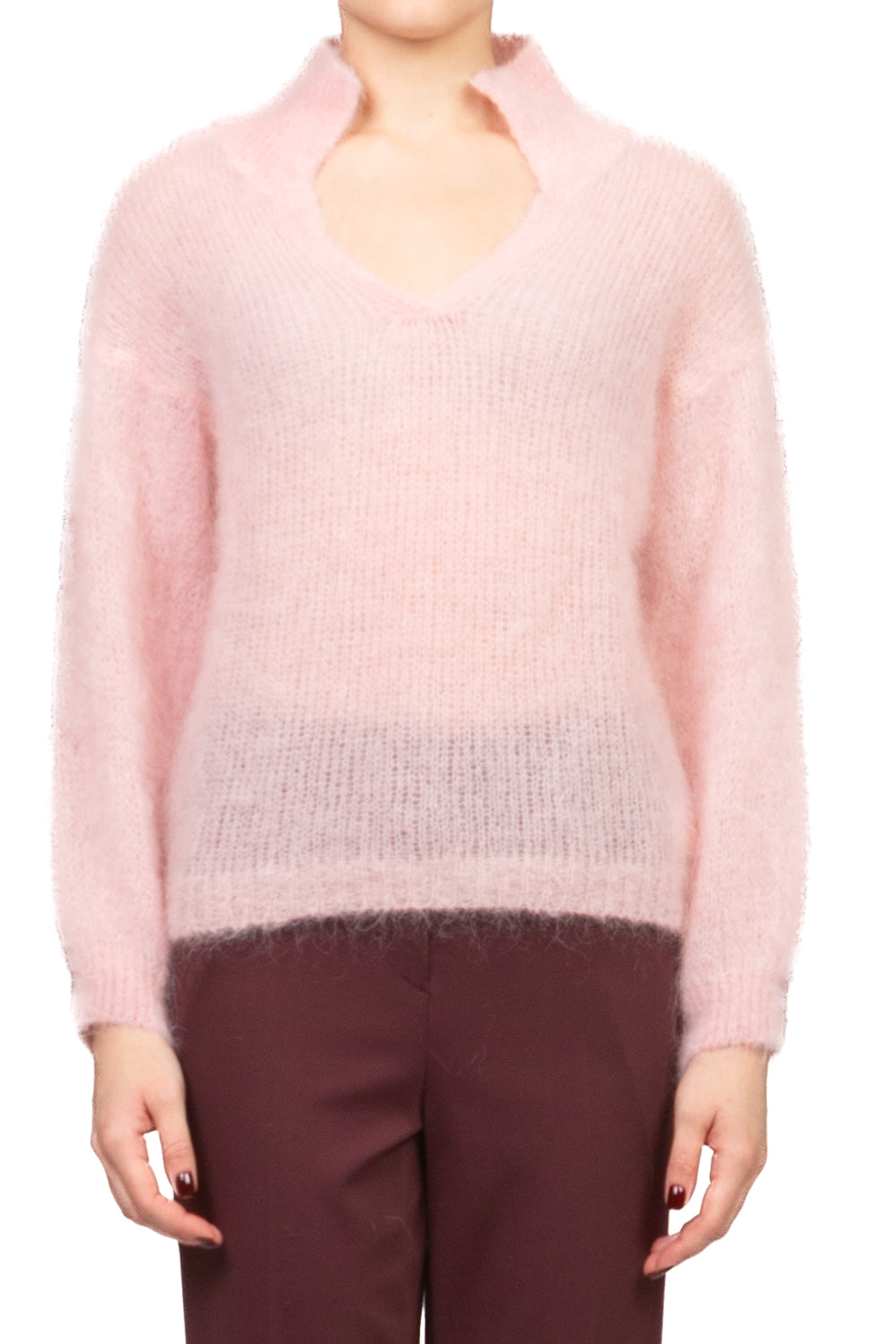 Vicolo - Maglia con colletto scollo v Art. 55262F