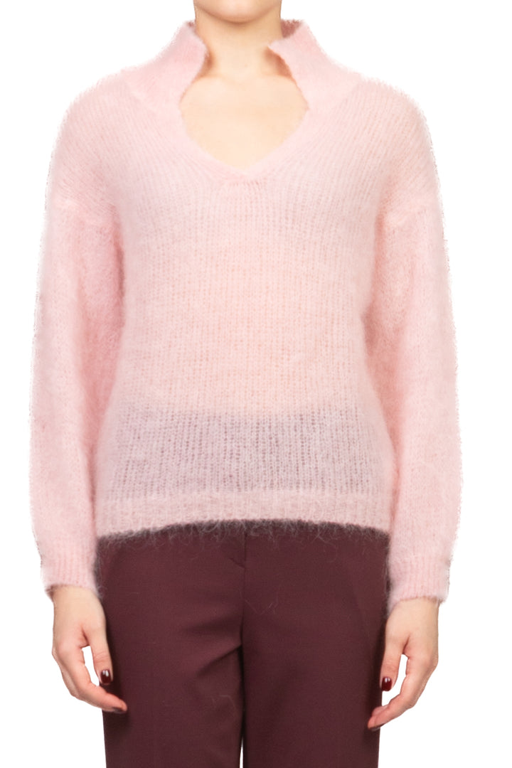 Vicolo - Maglia con colletto scollo v Art. 55262F