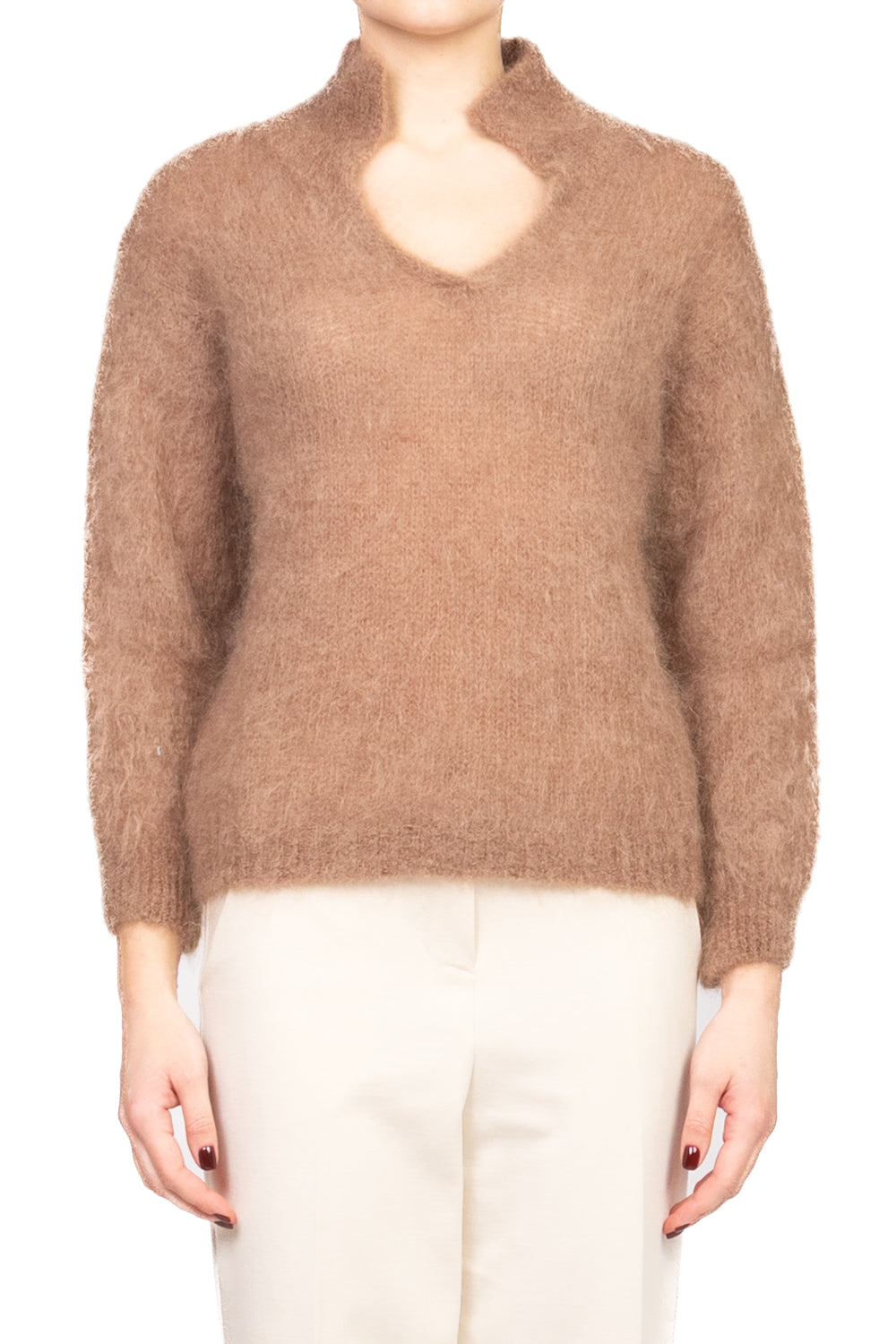 Vicolo - Maglia con colletto scollo v Art. 55262F