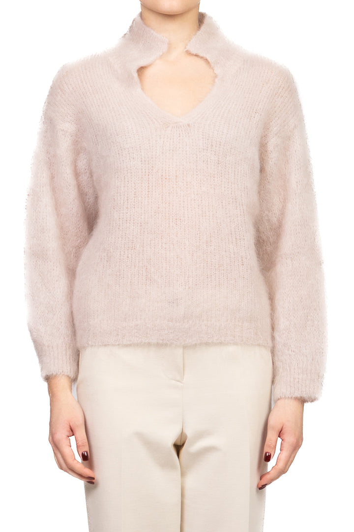 Vicolo - Maglia con colletto scollo v Art. 55262F