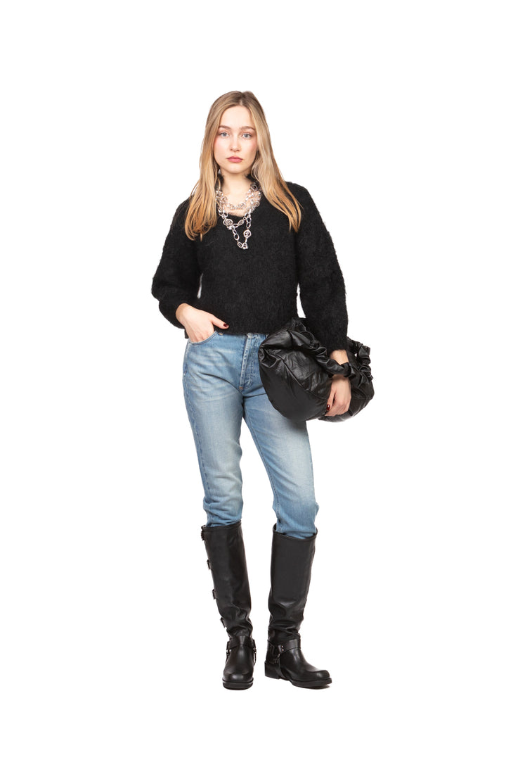 Vicolo - Maglia con colletto scollo v Art. 55262F