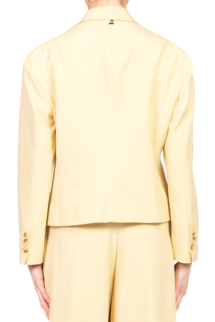 Dixie - Giacca crop gessata doppia chiusura Art. JDO81FH