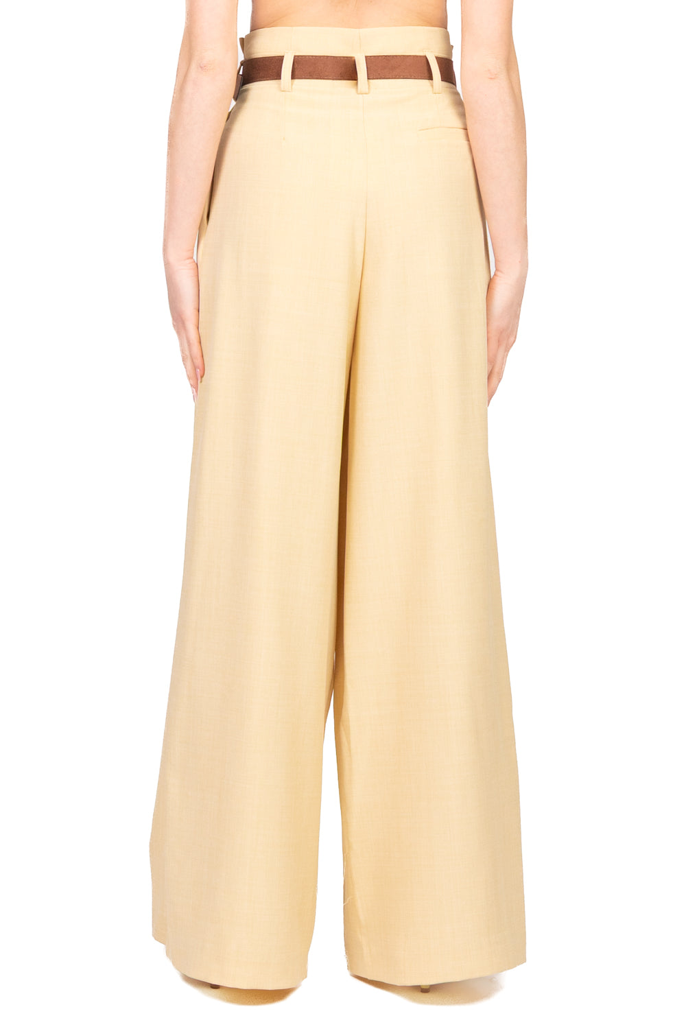 Dixie - Pantalone palazzo con pinces gessato Art. PDT51FHC