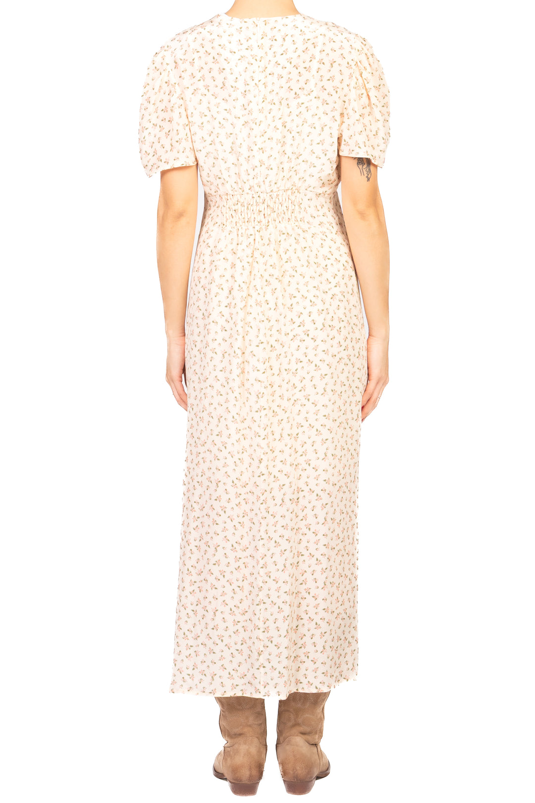 Tensione In - Abito floreale con spacco Art. S26X710