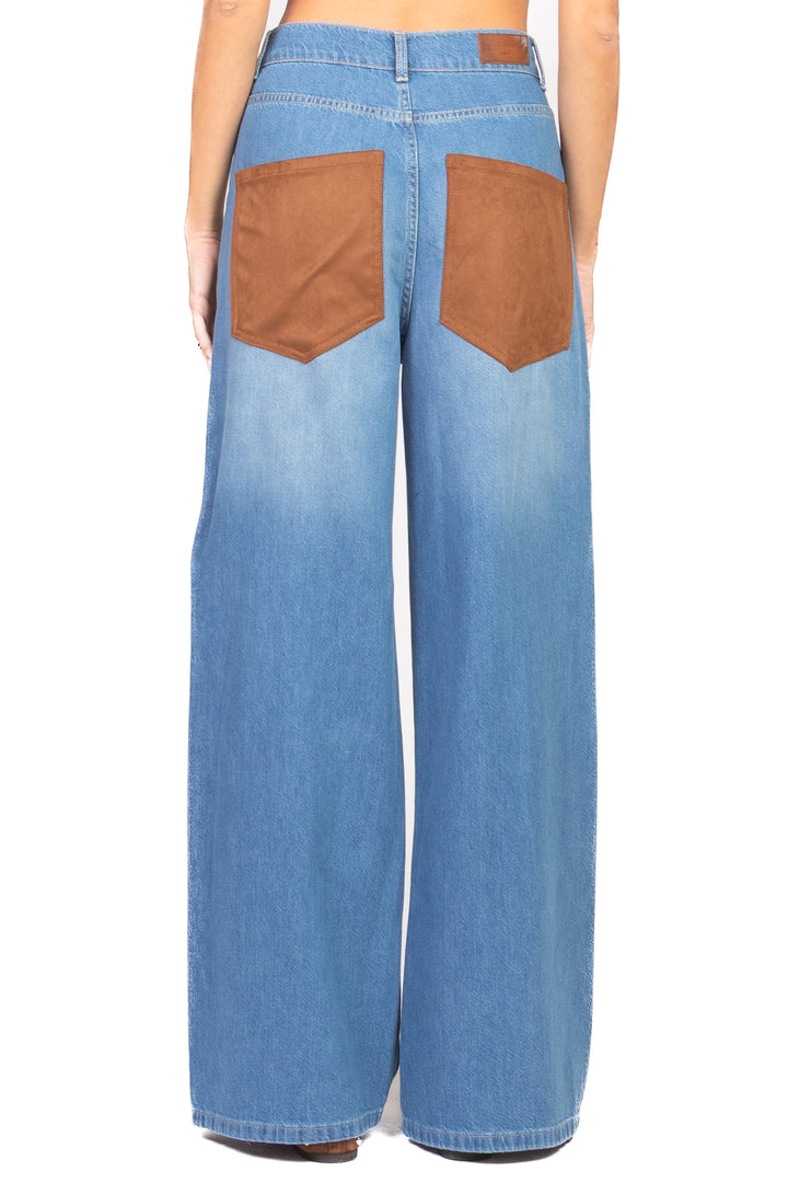 Tensione In - Jeans gamba dritta tasche scamosciate Art. P339J150W334